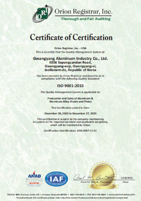 ISO9001 영어 버전